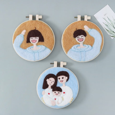 I love you - DIY Felt Painting Kit