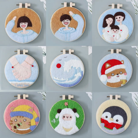 Girl - DIY Felt Painting Kit