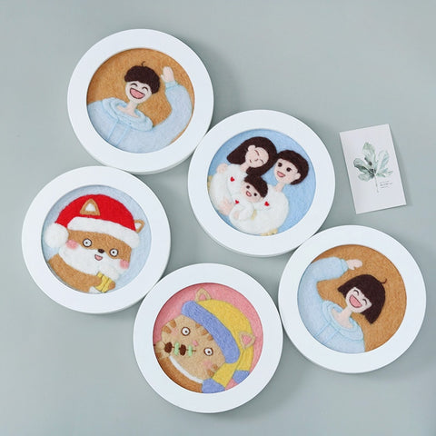 Girl - DIY Felt Painting Kit