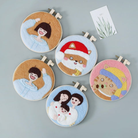 I love you - DIY Felt Painting Kit