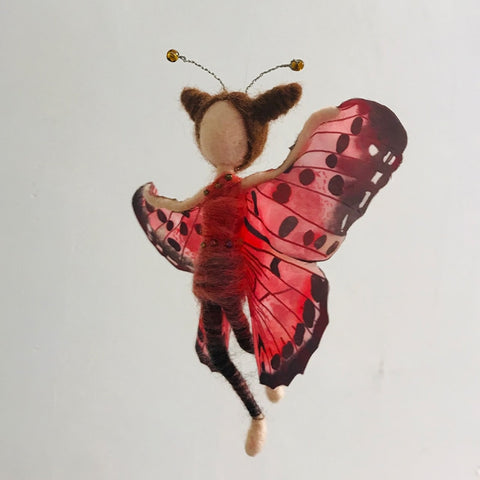 Red Butterfly - DIY Felt Painting Kit