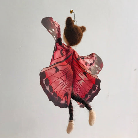 Red Butterfly - DIY Felt Painting Kit