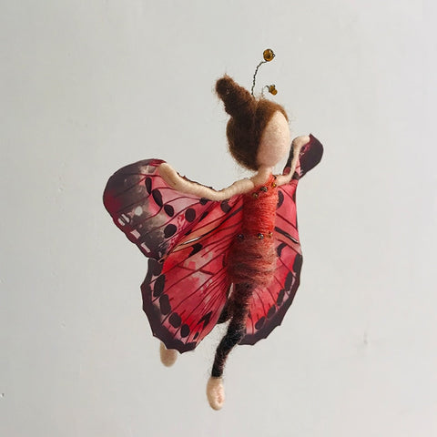Red Butterfly - DIY Felt Painting Kit