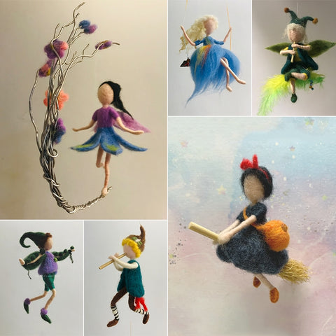 Blue Fairy - DIY Felt Painting Kit