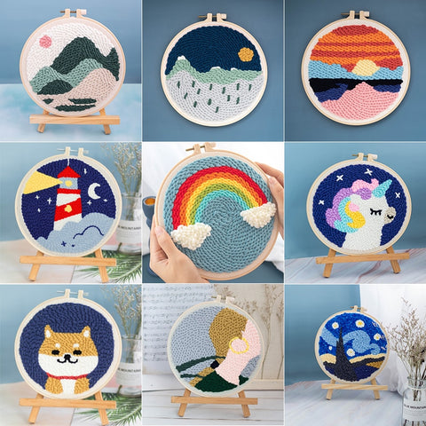 Sunny Mountains - Punch Needle Kit