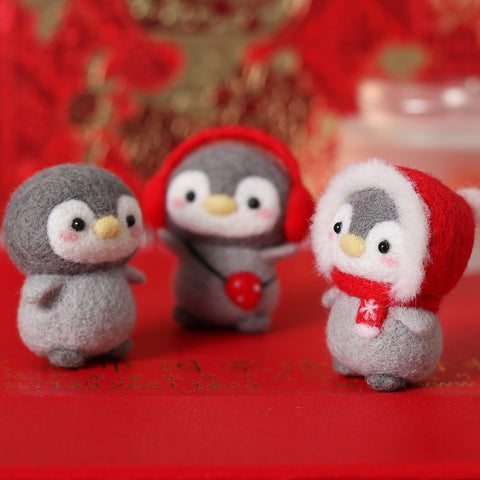 Cute Penguin - DIY Felt Painting Kit