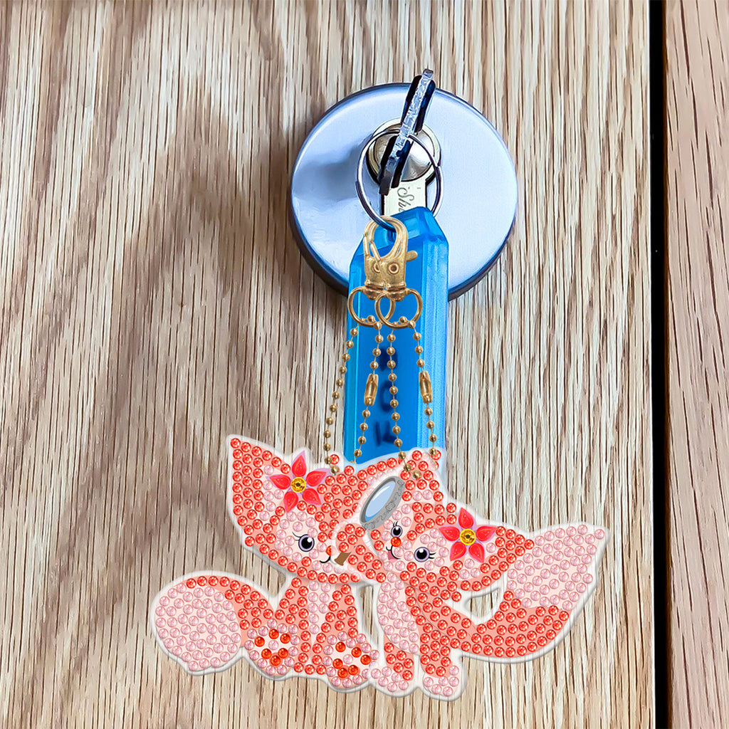 Animals Keychain (5 pack) - Diamond Painting Accessories