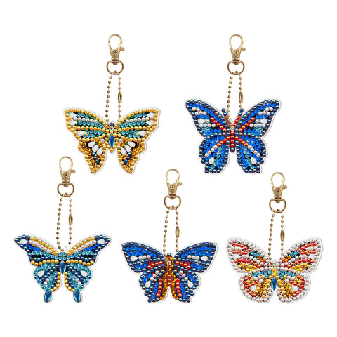 Butterfly Keychain (5 pack) - Diamond Painting Accessories