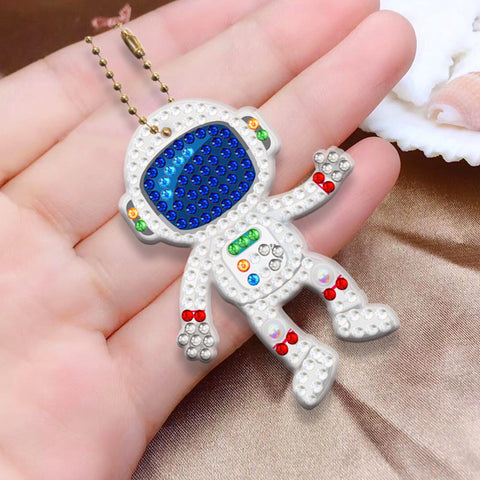 Astronaut and Rocket Keychain (5 pack) - Diamond Painting Accessories