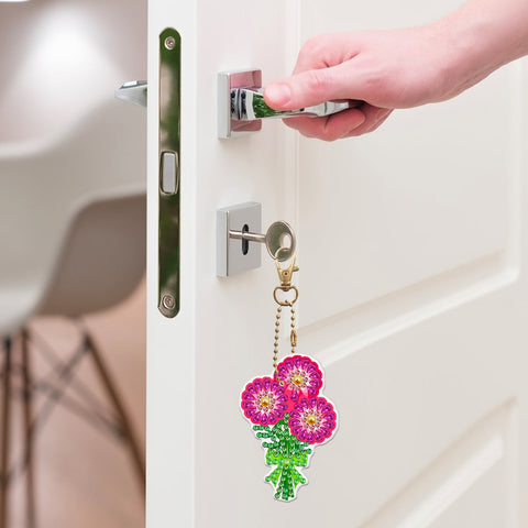 Flower Keychain (5 pack) - Diamond Painting Accessories