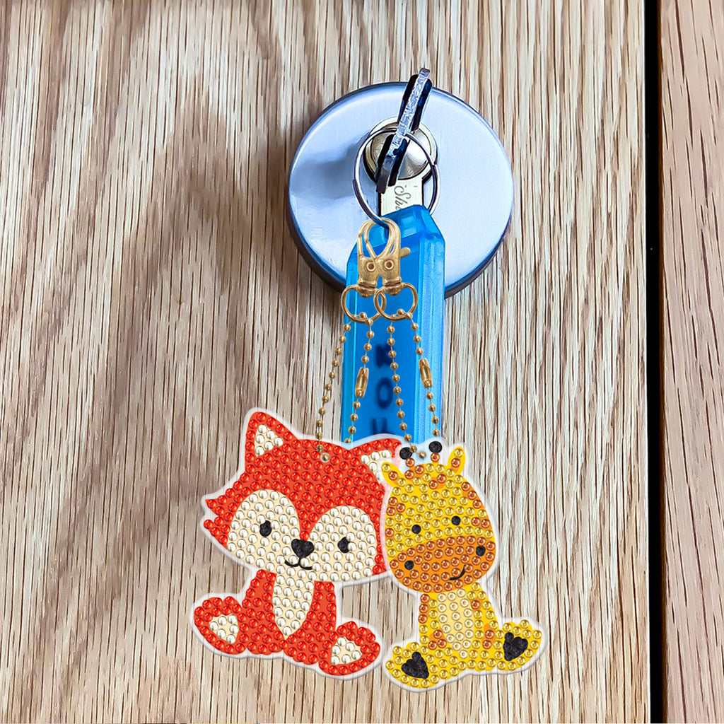 Animals Keychain (5 pack) - Diamond Painting Accessories