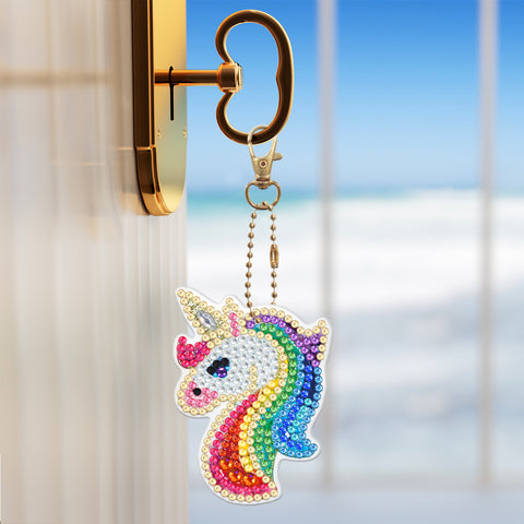 Unicorn Keychain (6 pack) - Diamond Painting Accessories