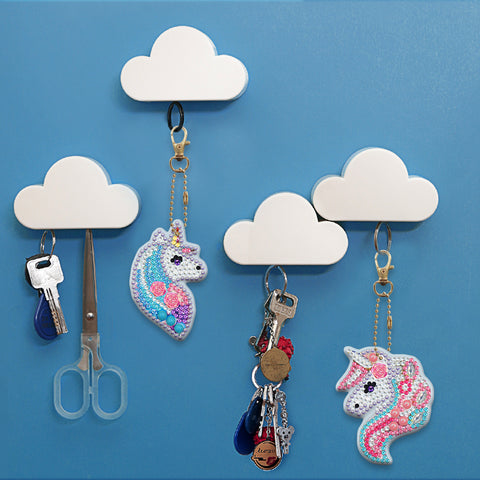 Unicorn Keychain (6 pack) - Diamond Painting Accessories