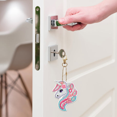Unicorn Keychain (6 pack) - Diamond Painting Accessories