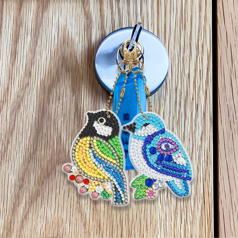 Bird Keychain (6 pack) - Diamond Painting Accessories