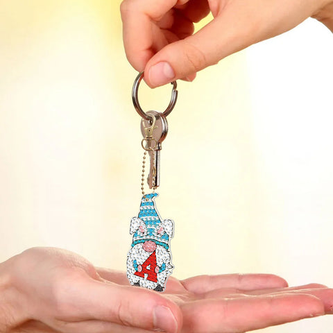 Dwarfs Letter Keychain (6 pack) - Diamond Painting Accessories