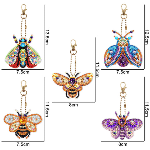 Flies Keychain (5 pack) - Diamond Painting Accessories