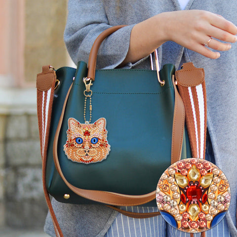 Cat Keychain (5 pack) - Diamond Painting Accessories