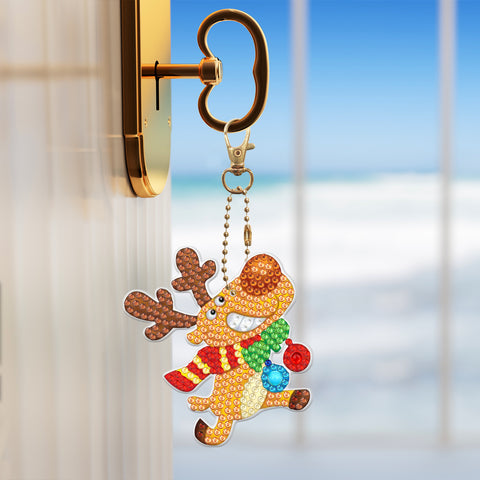 Christmas Keychain (6 pack) - Diamond Painting Accessories
