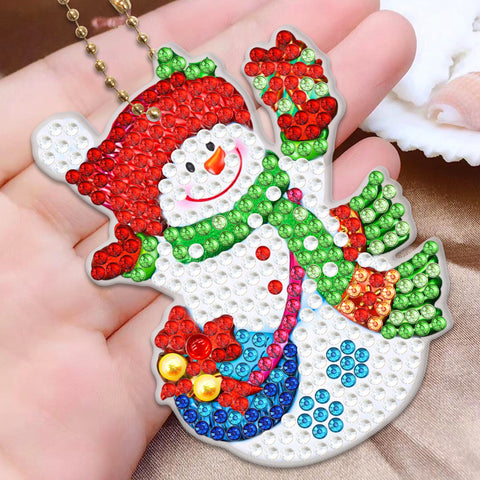 Christmas Keychain (6 pack) - Diamond Painting Accessories