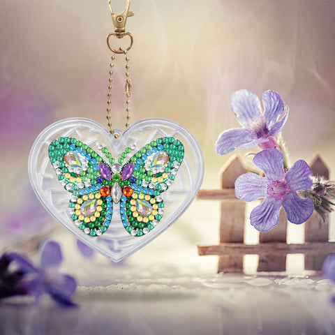 Heart Maze Keychain Ornaments (2 pack) - Diamond Painting Accessories