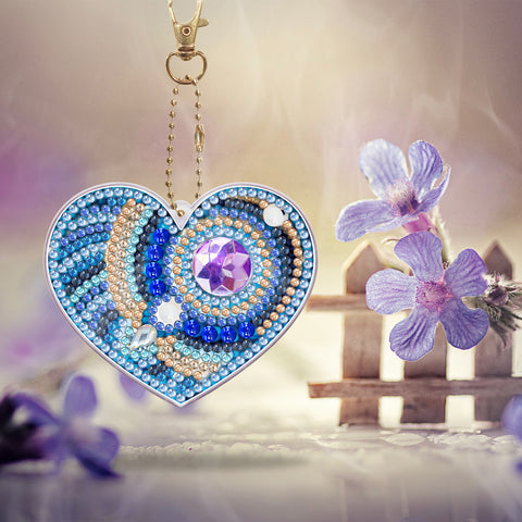 Heart Maze Keychain Ornaments (2 pack) - Diamond Painting Accessories