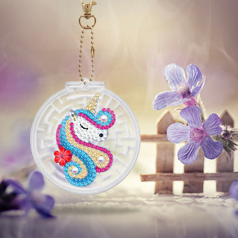 Unicorn Keychain Ornaments (2 pack) - Diamond Painting Accessories