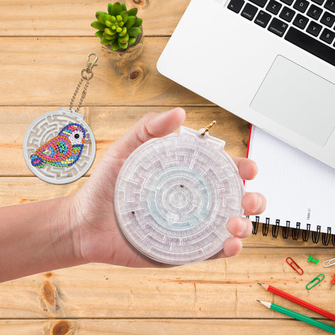 Bird Keychain Ornaments (2 pack) - Diamond Painting Accessories