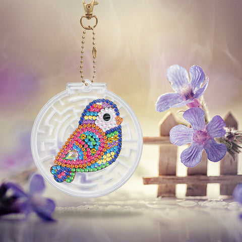 Bird Keychain Ornaments (2 pack) - Diamond Painting Accessories