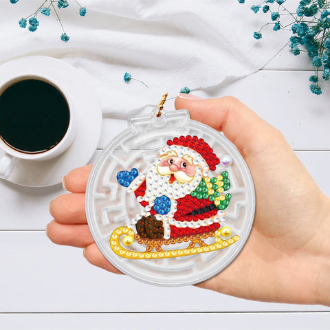 Christmas Keychain Ornaments (2 pack) - Diamond Painting Accessories