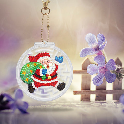 Christmas Keychain Ornaments (2 pack) - Diamond Painting Accessories