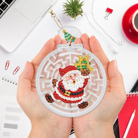 Christmas Keychain Ornaments (2 pack) - Diamond Painting Accessories