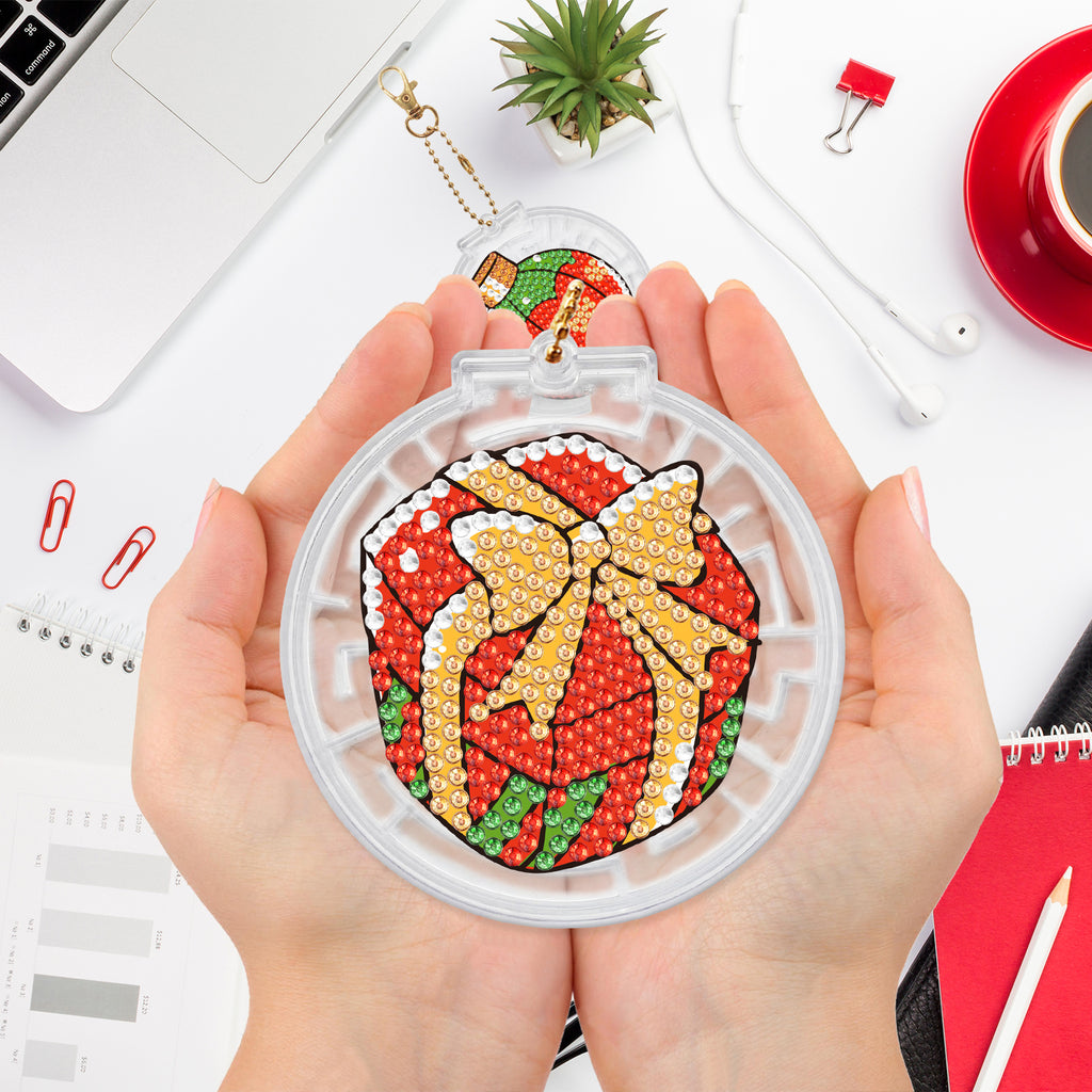 Christmas Keychain Ornaments (2 pack) - Diamond Painting Accessories