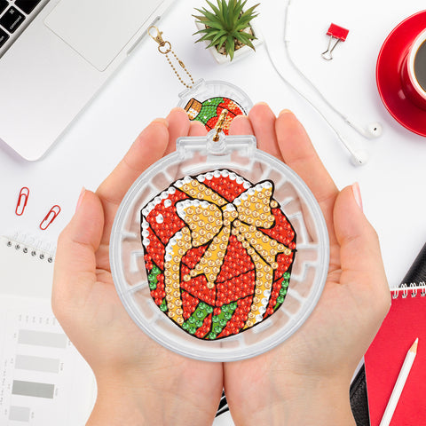 Christmas Keychain Ornaments (2 pack) - Diamond Painting Accessories