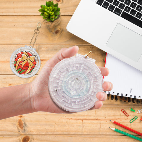 Christmas Keychain Ornaments (2 pack) - Diamond Painting Accessories