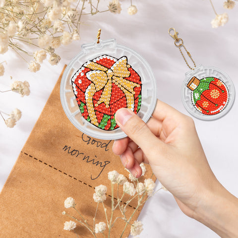 Christmas Keychain Ornaments (2 pack) - Diamond Painting Accessories