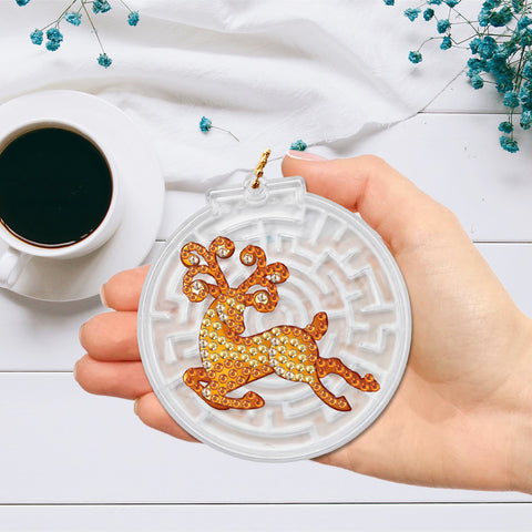 Christmas Keychain Ornaments (2 pack) - Diamond Painting Accessories