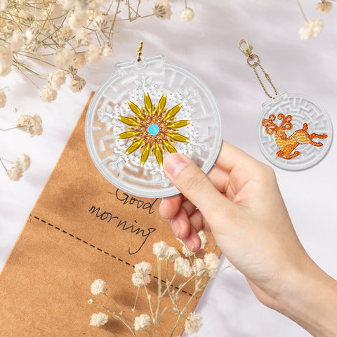 Christmas Keychain Ornaments (2 pack) - Diamond Painting Accessories