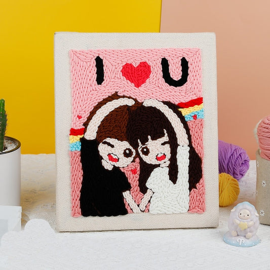 I Love You- Punch Needle Kit