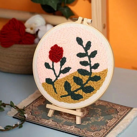 Rose - Punch Needle Kit