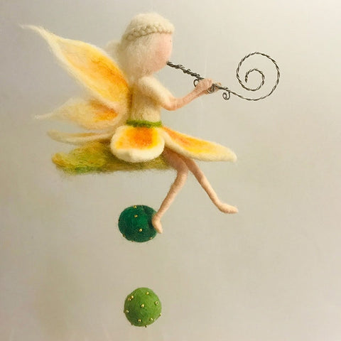 Yellow Fairy - DIY Felt Painting Kit
