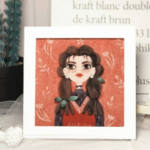 Pretty Girl - DIY Felt Painting Kit