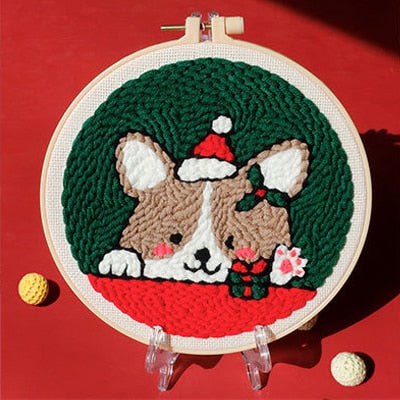 Cute Cat - Punch Needle Kit