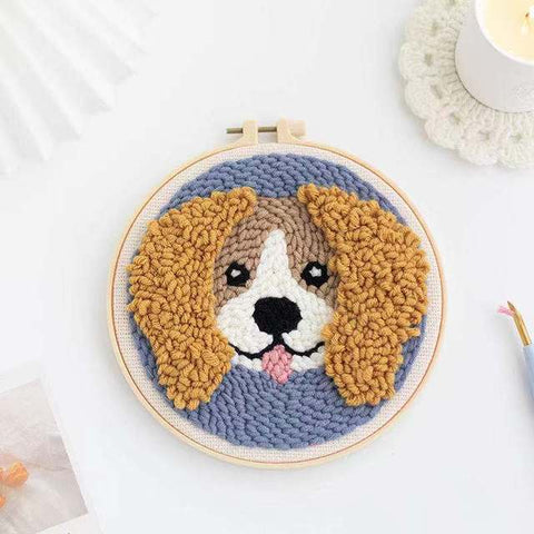 Kocker Spaniel - Punch Needle Kit