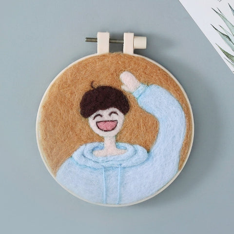 Boy - DIY Felt Painting Kit