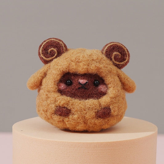 Brown Sheep - DIY Felt Painting Kit